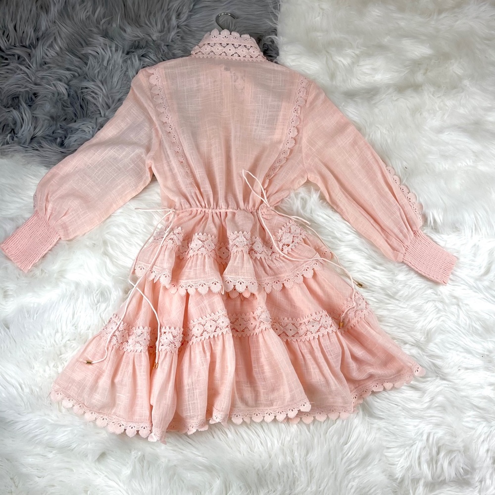 LAST ONE! L'ATISTE Cotton Candy Victorian Ruffled Lace Mini - Picture 10 of 16